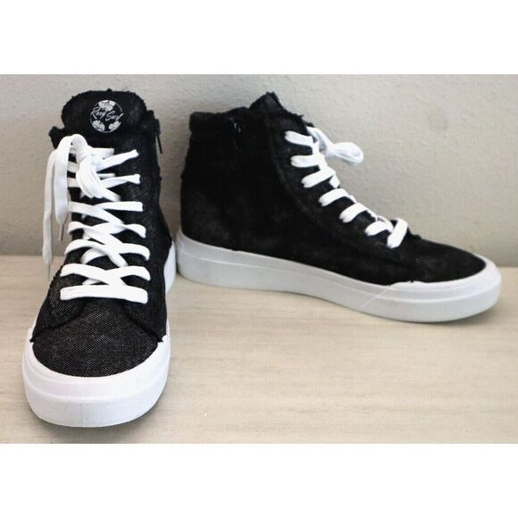 Roxy ARJS600528 Women's Sz 9 Black Summer Sky Mid-Top Sneakers - Picture 1 of 9